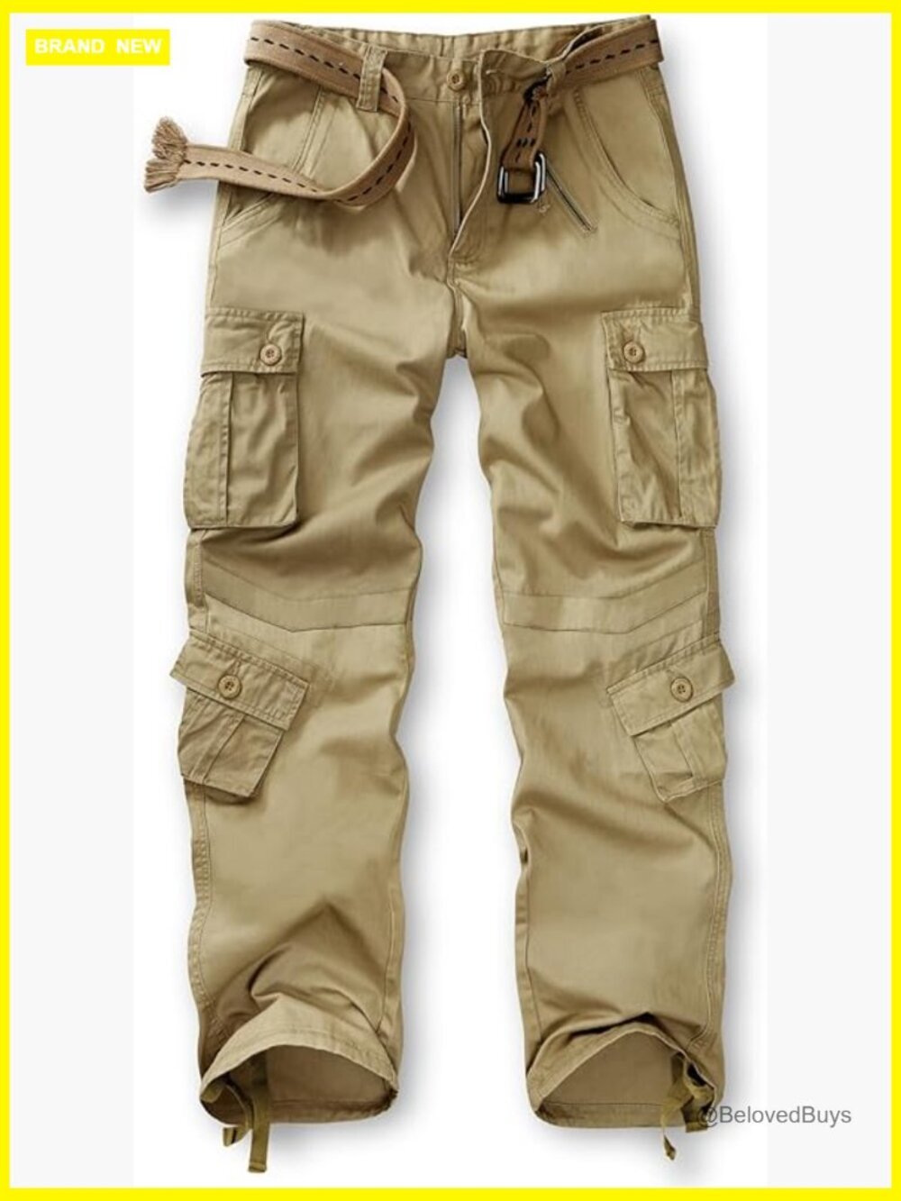 Women's Cargo Pants 8 Pockets Ripstop Cotton Hiking Military Combat Trousers